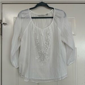 Lauren Conrad White Blouse